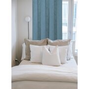 ÖSENSCHAL LEINENSTRUKTUR SOFT "SOFTY" 140 cm x 245 cm Farbe RAUCHBLAU