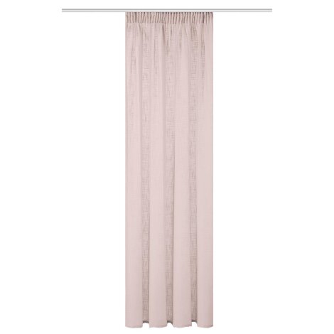 FERTIGSCHAL LEINENSTRUKTUR SOFT "SOFTY" 140 cm x 225 cm Farbe ROSE