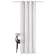 ÖSENSCHAL LEINENOPTIK SCHERLI "PIXEL" 140 cm x 245 cm Farbe WEISS