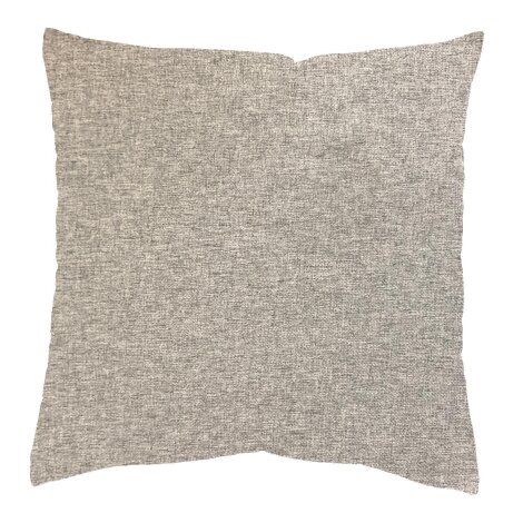 KISSENHÜLLE DEKOSTOFF UNI "LUCIO" 40 cm x 40 cm Farbe GRAU