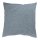 KISSENHÜLLE DEKOSTOFF UNI "LUCIO" 40 cm x 40 cm Farbe RAUCHBLAU