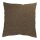 KISSENHÜLLE DEKOSTOFF UNI "LUCIO" 40 cm x 40 cm Farbe BRAUN