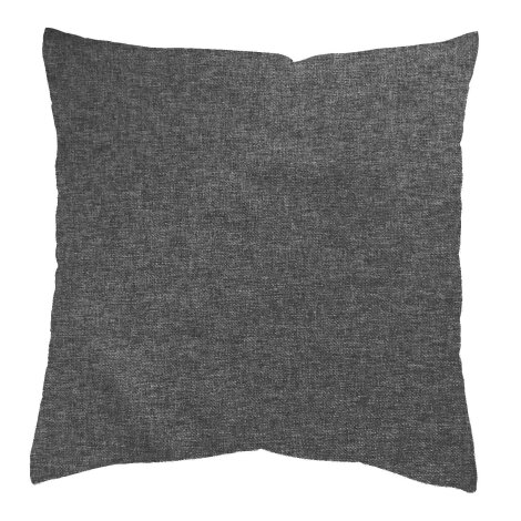 KISSENHÜLLE DEKOSTOFF UNI "LUCIO" 40 cm x 40 cm Farbe ANTHRAZIT