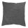 KISSENHÜLLE DEKOSTOFF UNI "LUCIO" 40 cm x 40 cm Farbe ANTHRAZIT