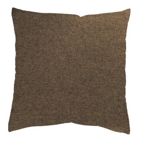 KISSENHÜLLE DEKOSTOFF UNI "LUCIO" 50 cm x 50 cm Farbe BRAUN