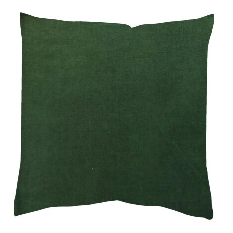 KISSENHÜLLE DEKOSTOFF UNI "ELMER" 50 cm x 50 cm Farbe GRÜN