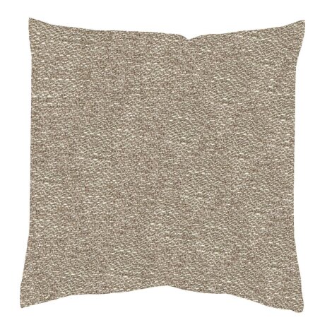 KISSENHÜLLE LEINENSTRUKTUR UNI "FJELLA" 40 cm x 40 cm Farbe KARAMEL