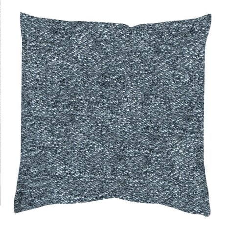 KISSENHÜLLE LEINENSTRUKTUR UNI "FJELLA" 50 cm x 50 cm Farbe BLAU