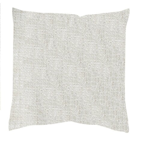 KISSENHÜLLE LEINENSTRUKTUR UNI "FJELLA" 50 cm x 50 cm Farbe BEIGE