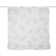 RAFFROLLO LEINENOPTIK SCHERLI "MORAN" 100 cm x 140 cm Farbe STEIN