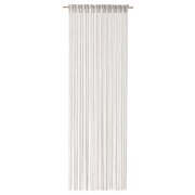 FADENSTORE JACQUARD QUALITÄT "SIMINO" 145 cm x 245 cm Farbe SILBER