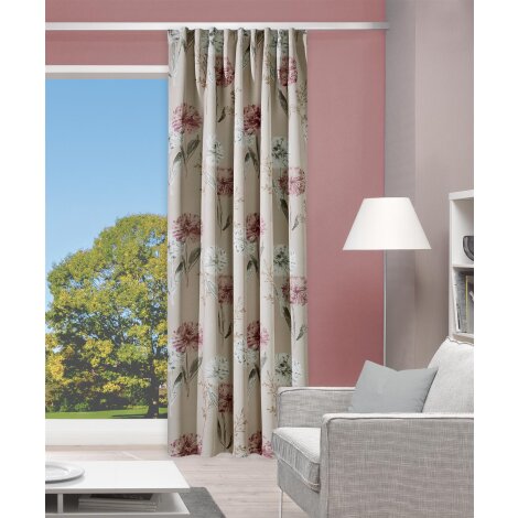 FERTIGSCHAL VERDUNKLER "PEPPE" 135 cm x 245 cm Farbe ROSE