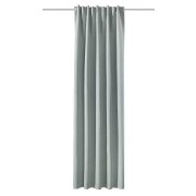 FERTIGSCHAL UNI DEKOSTOFF SOFT "JONALU" 140 cm x 300 cm Farbe SALBEI