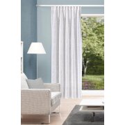 FERTIGSCHAL LEINENOPTIK BESTICKT "DITOS" 135 cm...