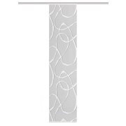 VISION S | SCHIEBEVORHANG BAMBUSOPTIK DIGITALDRUCK "OPHELIA" 60 cm x 260 cm Farbe HELLGRAU