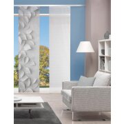 VISION S | SCHIEBEVORHANG BAMBUSOPTIK DIGITALDRUCK "RIXA" 60 cm x 260 cm Farbe GRAU