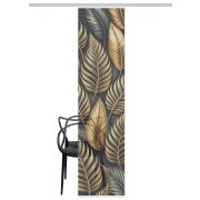 HOME in green | SCHIEBEVORHANG BAMBUSOPTIK RECYCELT DIGITALDRUCK "ZEDRIC" 60 cm x 245 cm Farbe GOLD