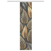 HOME in green | SCHIEBEVORHANG BAMBUSOPTIK RECYCELT DIGITALDRUCK "ZEDRIC" 60 cm x 245 cm Farbe GOLD