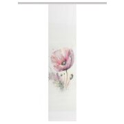 HOME in green | SCHIEBEVORHANG BAMBUSOPTIK RECYCELT DIGITALDRUCK "MELIORA" 60 cm x 245 cm Farbe ROSE