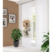 HOME in green | SCHIEBEVORHANG BAMBUSOPTIK RECYCELT DIGITALDRUCK "AMARANDE" 60 cm x 245 cm Farbe NATUR