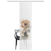 HOME in green | SCHIEBEVORHANG BAMBUSOPTIK RECYCELT DIGITALDRUCK "AMARANDE" 60 cm x 245 cm Farbe NATUR