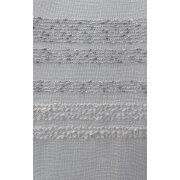 Dekostoff Vorhang Käseleinen Querstreifen natur beige transparent, Meterware