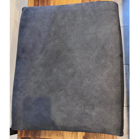 Möbelbezug Polster Bezugsstoff Antikleder Optik anthrazit, Meterware