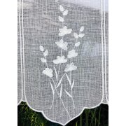 Panneaux Scheibengardine Gräser Stickerei wollweiß H 45 cm, Meterware