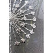 Panneaux Scheibengardine Pusteblume Stickerei weiß H 45 cm, Meterware