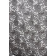 Dekostoff Vorhang Blätter braun grau blickdicht, Meterware