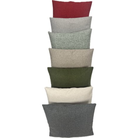 Kissenhülle Kissen Bezug Landhaus einfarbig, Farbe und Größe nach Wahl