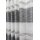 Vorhang Dekoschal mit gemusterten Querstreifen grau weiß  teiltransp., fertig genäht