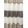 Vorhang Dekoschal Querstreifen gemustert braun beige weiß teiltransparent, fertig genäht