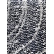 Vorhang Dekoschal Allover Kreise blaugrau blau blickdicht, fertig genäht