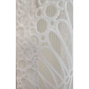 Musterfenster aus 2 Dekoschals Ornamente weiß, Höhe 2,39 m