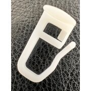 Falten-Gleiter für Gardinenkarniese Schiene weiß, 100 Stück