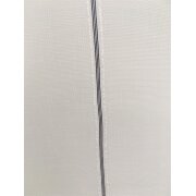 Stores Gardine Stoff Vorhang Easy Lane Streifen rohweiß blau transp., Reststück 6 m