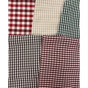 Restepaket Dekostoff Leinenoptik Karo Landhausstil 1,5 kg...