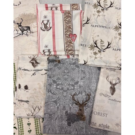 Restepaket Dekostoff 2,1 kg zum Basteln Nähen