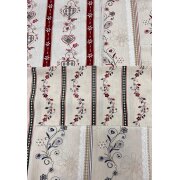 Restepaket Dekostoff Blumen Ranken Landhaus-Stil 1,4 kg...