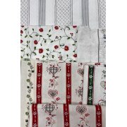 Restepaket Dekostoff Blumen Herzen Landhaus-Stil 2 kg zum...