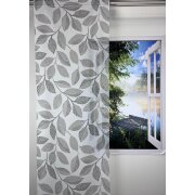 Flächenvorhang Schiebegardine Blätter beige...