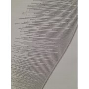 Schiebeelement Fläche Vorhang Gardine weiß grau Breite 60 cm, Maßanfertigung