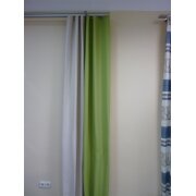 Dekoschal Gardine Vorhang mit Wellenband apfelgrün...