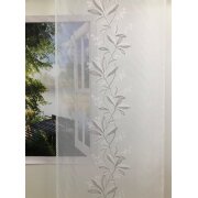 Flächenvorhang Schiebegardine Stickpaneel Blume...