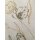 Deko Stoff Gardine Vorhang Blumen creme braun ocker blickd., Meterware
