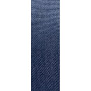 Landhaus Dekostoff Vorhang Innsbruck Leinen-Optik blau blickdicht, Meterware