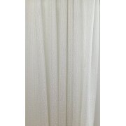 Vorhang Dekoschal einfarbig feine Stick-Streifen creme...
