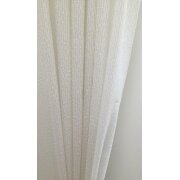 Vorhang Dekoschal einfarbig feine Stick-Streifen creme...