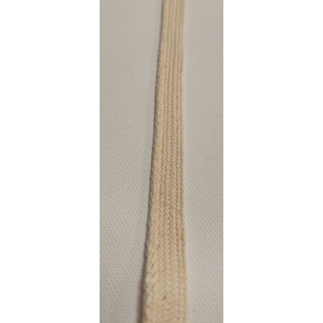 Paspelkordel Paspelband Kordel Band beige Breite 12 mm, Meterware